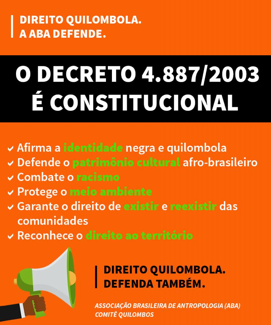 Direito Quilombola a ABA Defende
